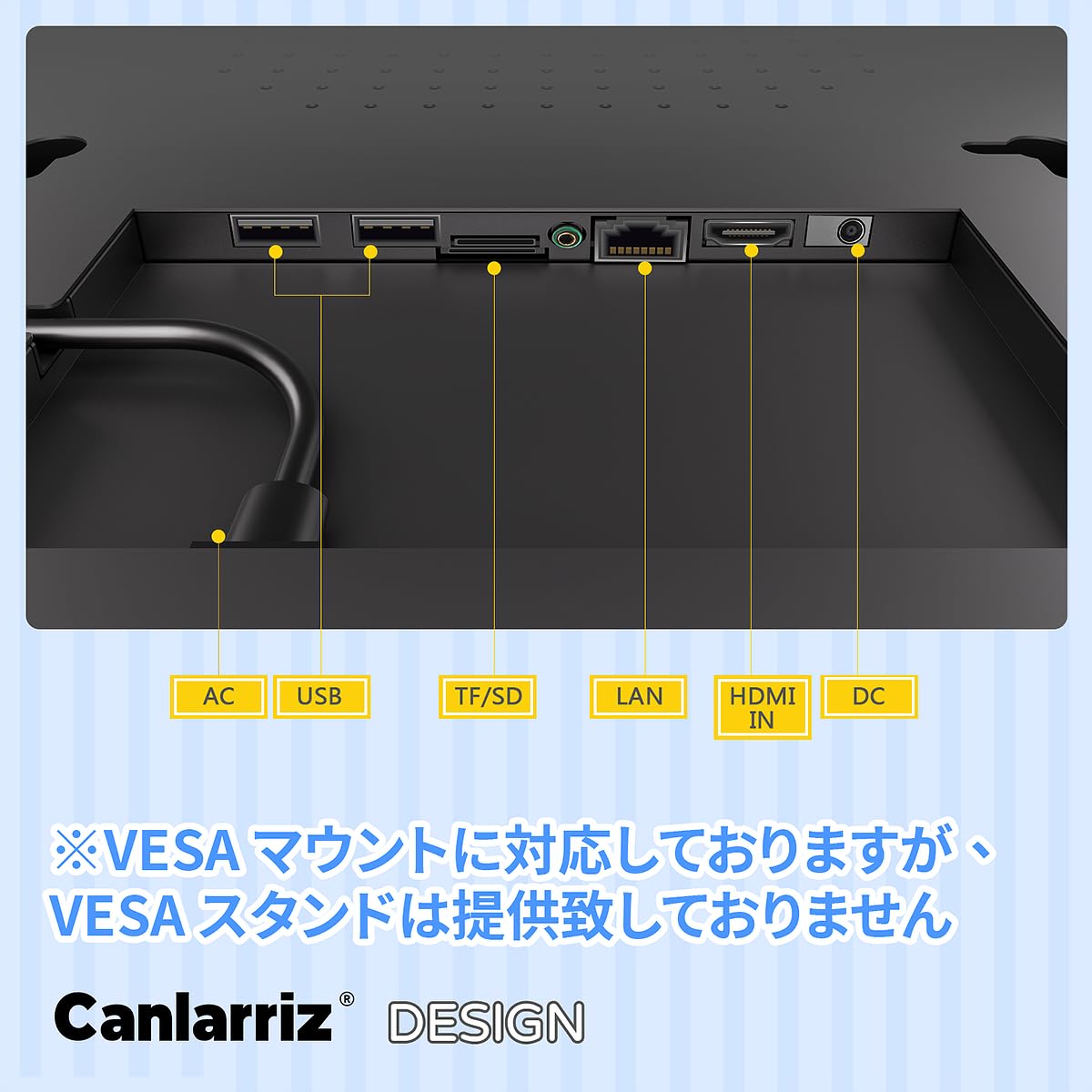 Amazon.co.jp: Canlarriz デジタルサイネージ 18.5インチ 壁掛け 業務